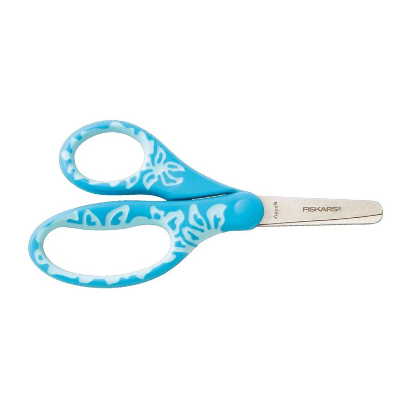 Fiskars Kinderschere 13cm turquoise & pink Blume 6+